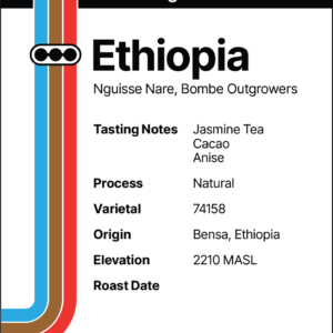 Ethiopia Nguisse Nare, Bombe Outgrowers (12 oz)