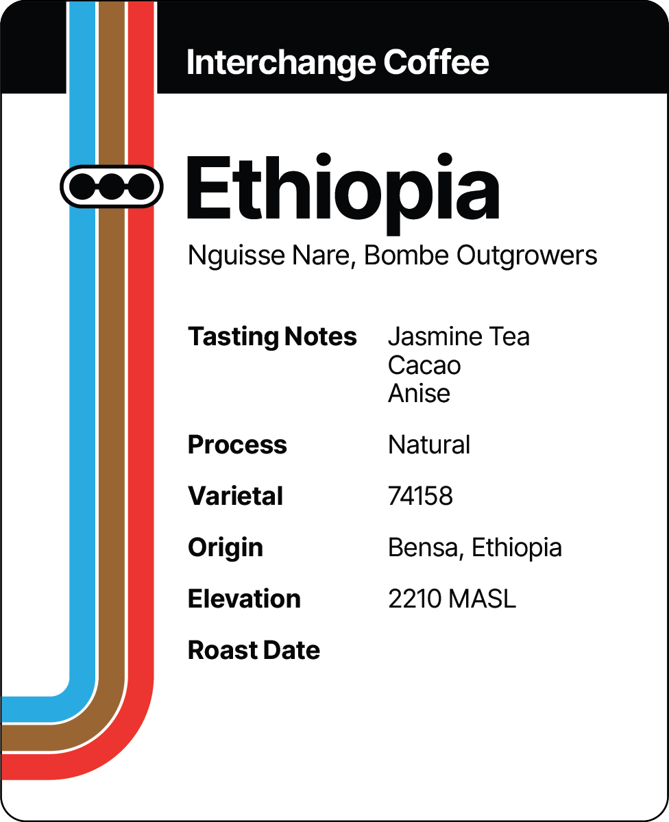 Ethiopia Nguisse Nare, Bombe Outgrowers (12 oz) - Image 1